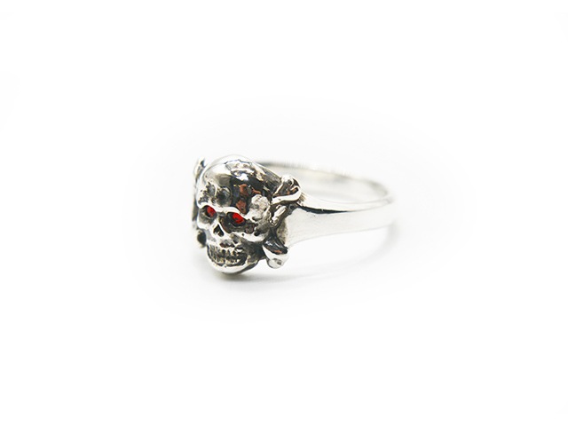 ��BILTBUCK by ATTRACTIONS/�ӥ�ȥХå��Х����ȥ饯����󥺡ۡ�Small Face Skull Ring/���⡼��ե������������󥰡�(BS0006)