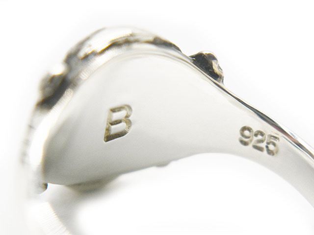��BILTBUCK by ATTRACTIONS/�ӥ�ȥХå��Х����ȥ饯����󥺡ۡ�Small Face Skull Ring/���⡼��ե������������󥰡�(BS0006)