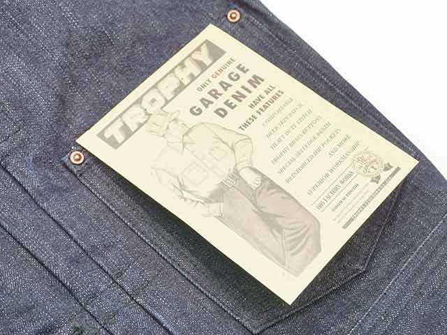 ��TROPHY CLOTHING/�ȥ��ե������������󥰡�2023AW��Button Jacket Garage Denim/�ܥ��󥸥㥱�åȥ��졼���ǥ˥��(2705)<br><br>(���ᥫ��/�ϡ��졼/�ߥ꥿�꡼/�����ȥɥ�/�������ǥ�����/�Х�����/WOLF PACK/����եѥå�)
