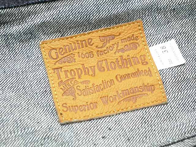 ��TROPHY CLOTHING/�ȥ��ե������������󥰡�2023AW��Button Jacket Garage Denim/�ܥ��󥸥㥱�åȥ��졼���ǥ˥��(2705)<br><br>(���ᥫ��/�ϡ��졼/�ߥ꥿�꡼/�����ȥɥ�/�������ǥ�����/�Х�����/WOLF PACK/����եѥå�)