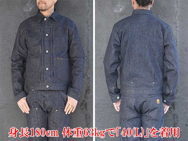 ��TROPHY CLOTHING/�ȥ��ե������������󥰡�2023AW��Button Jacket Garage Denim/�ܥ��󥸥㥱�åȥ��졼���ǥ˥��(2705)<br><br>(���ᥫ��/�ϡ��졼/�ߥ꥿�꡼/�����ȥɥ�/�������ǥ�����/�Х�����/WOLF PACK/����եѥå�)