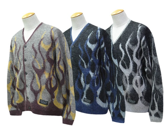 ��3����EVILACT/�����֥륢���ȡ�2025AW��Flames Mohair Cardigan/�ե쥤�ॹ��إ������ǥ������(EA25-ACT2-T05)
