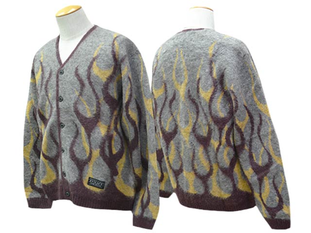 ��3����EVILACT/�����֥륢���ȡ�2025AW��Flames Mohair Cardigan/�ե쥤�ॹ��إ������ǥ������(EA25-ACT2-T05)
