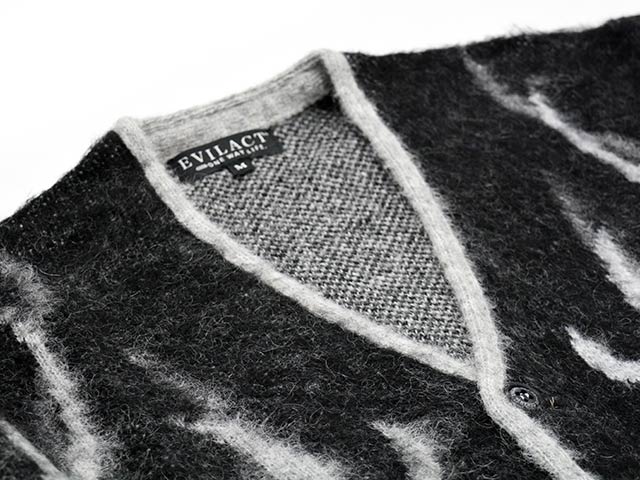 ��3����EVILACT/�����֥륢���ȡ�2025AW��Flames Mohair Cardigan/�ե쥤�ॹ��إ������ǥ������(EA25-ACT2-T05)