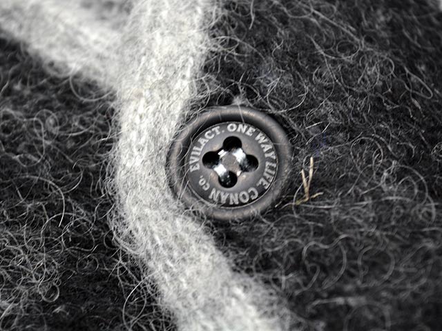 ��3����EVILACT/�����֥륢���ȡ�2025AW��Flames Mohair Cardigan/�ե쥤�ॹ��إ������ǥ������(EA25-ACT2-T05)