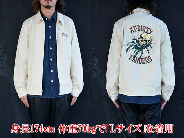 ��2����AT-DIRTY/���åȥ����ƥ�����2026SS��Skull Spider Jacket/�����륹�ѥ��������㥱�åȡ�