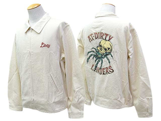 全2色【AT-DIRTY/アットダーティー】2026SS「Skull Spider Jacket