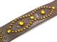 ��HTC(Hollywood Trading Company)/�������ƥ�������(�ϥꥦ�åɥȥ졼�ǥ��󥰥���ѥˡ�)�ۡ�Leather Studs Belt"Overlay Peanuts Snake��/�쥶�������å��٥�ȡɥ����С��쥤�ԡ��ʥåĥ��͡����ɡ�