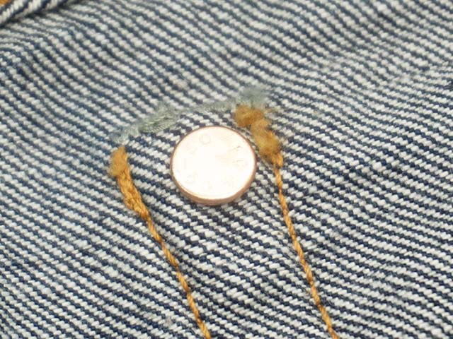 ��FULLCOUNT/�ե륫����ȡۡ�Slim Straight Denim Pants/����ॹ�ȥ졼�ȥǥ˥�ѥ�ġ�(1108W/13.7oz)