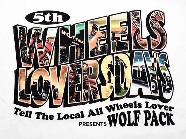 (50% OFF)��Wheels Lovers Days/�ۥ����륺��С����ǥ����ۡ�Official S/S Tee��5th��/���ե�����륷�硼�ȥ��꡼��Tee�ɥե��ե��ɡ�<br><br>(JACKSUN'S/����å�����/WOLF PACK/����եѥå�/�ۥ����륺���ѥ��/�ϡ��졼/�ۥåȥ��å�/���ᥫ��)