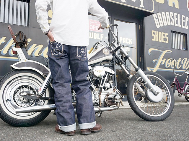 ��GANGSTERVILLE/����󥰥������ӥ�ۡ�Thug Denim��IRON CROSS��/�����ǥ˥�ɥ������󥯥����ɡ�(GSV9902)