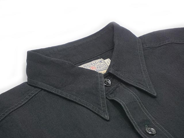 ��BUZZ RICKSON'S/�Х��ꥯ���󥺡ۡ�Black Chambray Work Shirts/�֥�å������֥졼�������ġ�(BR29143)