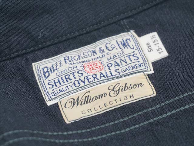 ��BUZZ RICKSON'S/�Х��ꥯ���󥺡ۡ�Black Chambray Work Shirts/�֥�å������֥졼�������ġ�(BR29143)