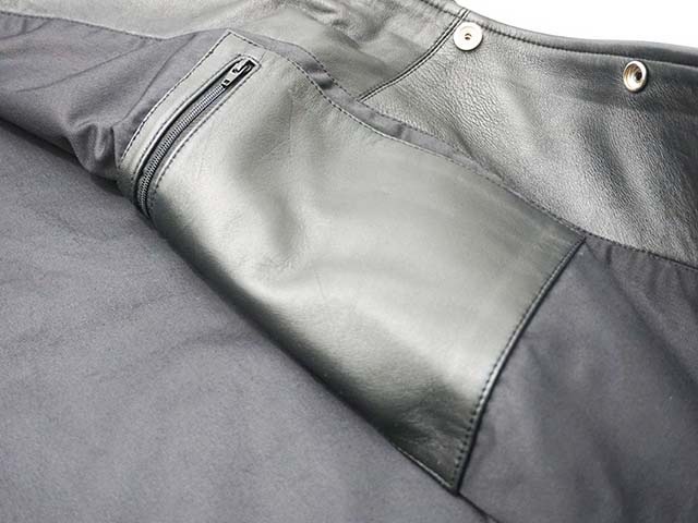 (50% OFF)��2����BLUCO/�֥륳��2024AW��Leather Coach Jacket/�쥶�����������㥱�åȡ�(147-31-008)