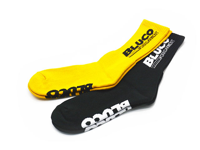 2­���åȡ�BLUCO/�֥륳��2025SS��2 Pack Sox"LOGO"/2�ѥå����å����ɥ����ɡ�(153-55-001)