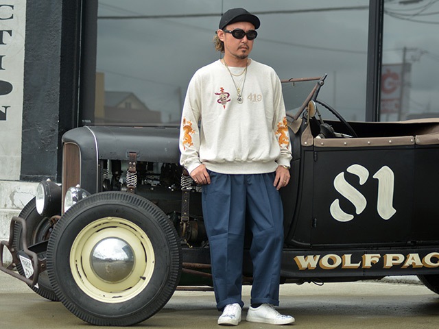 ��2����POP EYES/�ݥåץ�������2025AW��HOT&ROD Pants/�ۥå�&���åɥѥ�ġ�(25AW-PPE-014)