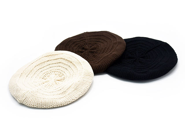 ��3����Mr.FATMAN/�ߥ������ե��åȥޥ��2026SS��Big Tum Knit Beret/�ӥå�����˥åȥ���åס�(5261005)