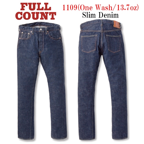 FULLCOUNT/フルカウント】「Slim Straight Denim Pants/スリム