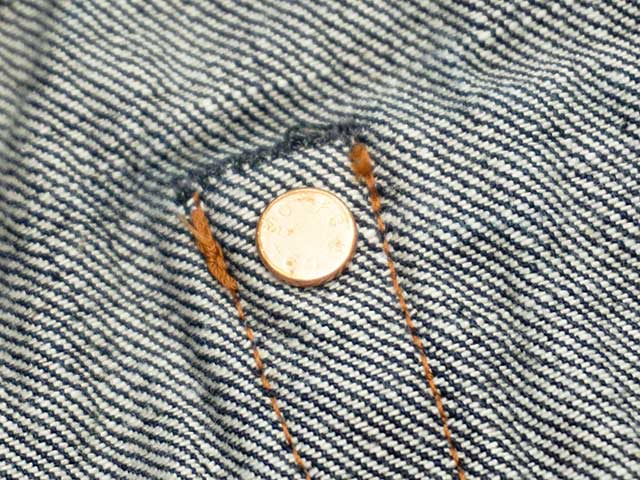 ��FULLCOUNT/�ե륫����ȡۡ�Slim Straight Denim Pants/����ॹ�ȥ졼�ȥǥ˥�ѥ�ġ�(1109W/13.7oz)