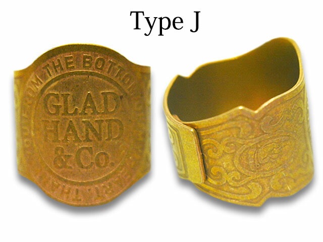 (30% OFF)��10���GLAD HAND/����åɥϥ�ɡۡ�Cigar Tag Ring/������������󥰡�(Brass)