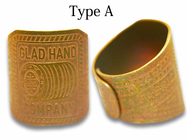 (30% OFF)��10���GLAD HAND/����åɥϥ�ɡۡ�Cigar Tag Ring/������������󥰡�(Brass)