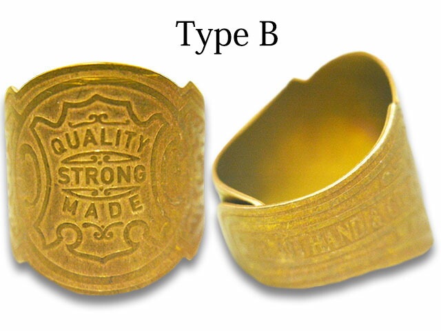 (30% OFF)��10���GLAD HAND/����åɥϥ�ɡۡ�Cigar Tag Ring/������������󥰡�(Brass)