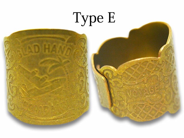 (30% OFF)��10���GLAD HAND/����åɥϥ�ɡۡ�Cigar Tag Ring/������������󥰡�(Brass)