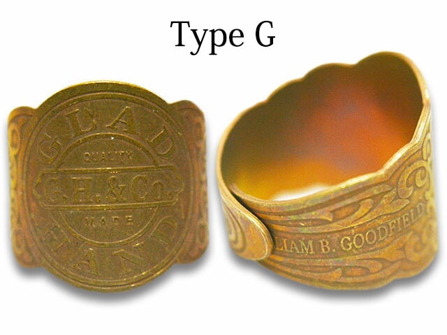 (30% OFF)��10���GLAD HAND/����åɥϥ�ɡۡ�Cigar Tag Ring/������������󥰡�(Brass)