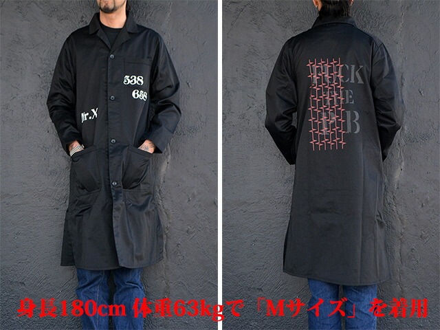 ��MISTER X/�ߥ��������å�����2022SS��Fuck the PB Engineer Coat/�ե��å���PB���󥸥˥������ȡ�(MRX-003)(UNCHANGING LOVE/��������󥸥󥰥��/POP EYES/�ݥåץ�����/���ᥫ��/�ۥåȥ��å�/�ϡ��졼/WOLF PACK/����եѥå�)