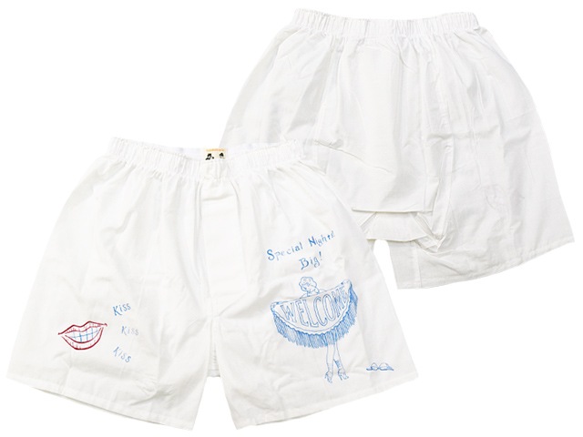 ��3����GLAD HAND/����åɥϥ�ɡۡߡ�Peanuts&Co/�ԡ��ʥåĥ���ѥˡ���2024SS��Standard Boxer Shorts��PANTY MESSAGE SPECIAL NIGHTS����/����������ɥܥ��������硼�ġɥѥ�ƥ�����å��������ڥ����ʥ��ġ��ɡ�(06)