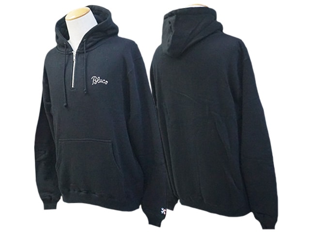 全3色【BLUCO/ブルコ】2024AW「Heavy Pile Sweat Half Zip