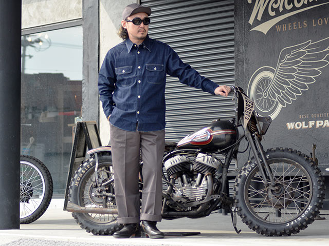 ��TROPHY CLOTHING/�ȥ��ե������������󥰡�2025SS��Deluxe Work L/S Shirts/�ǥ�å���������󥰥��꡼�֥���ġ�(TR25SS-401)