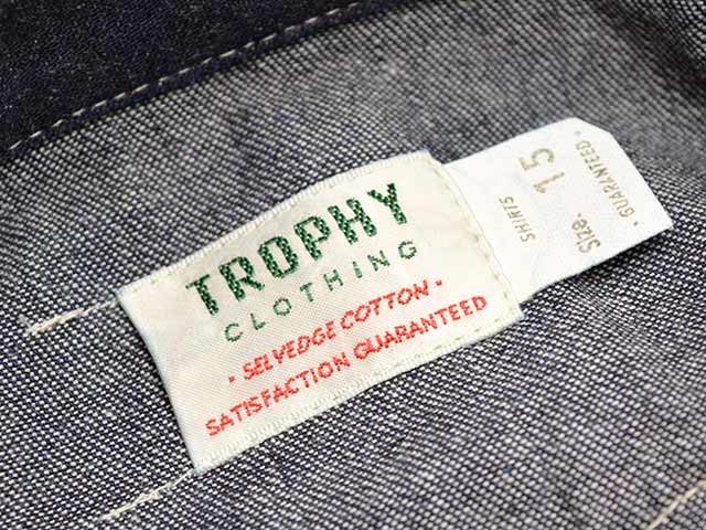 ��TROPHY CLOTHING/�ȥ��ե������������󥰡�2025SS��Deluxe Work L/S Shirts/�ǥ�å���������󥰥��꡼�֥���ġ�(TR25SS-401)