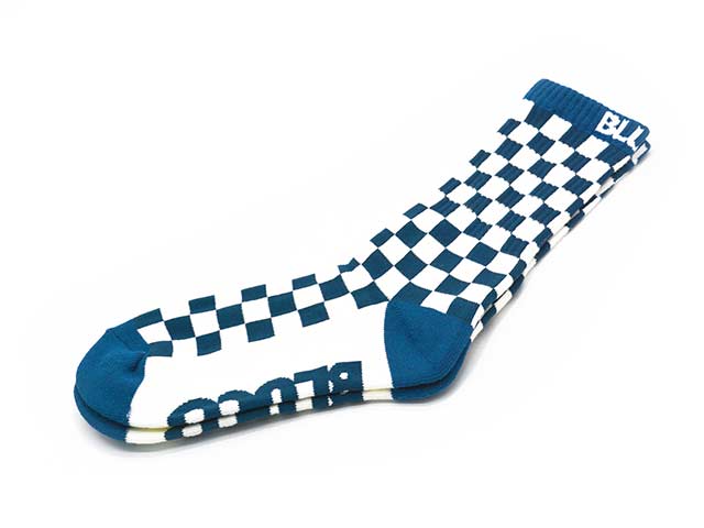 2­���åȡ�BLUCO/�֥륳��2025SS��2 Pack Sox"Checker"/2�ѥå����å����ɥ����å����ɡ�(153-55-002)
