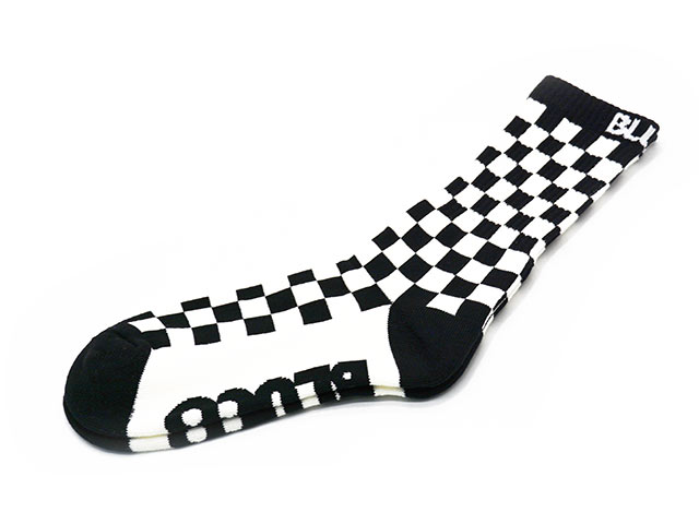 2­���åȡ�BLUCO/�֥륳��2025SS��2 Pack Sox"Checker"/2�ѥå����å����ɥ����å����ɡ�(153-55-002)