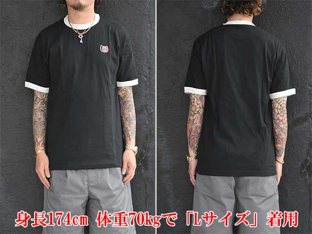 ��4����BLUCO/�֥륳��2025SS��Heavy Dry Cotton Ringer Tee��CHAMP��/�إӡ��ɥ饤���åȥ��󥬡�Tee�ɥ����סɡ�(155-22-018)