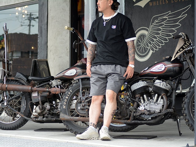 ��4����BLUCO/�֥륳��2025SS��Heavy Dry Cotton Ringer Tee��CHAMP��/�إӡ��ɥ饤���åȥ��󥬡�Tee�ɥ����סɡ�(155-22-018)