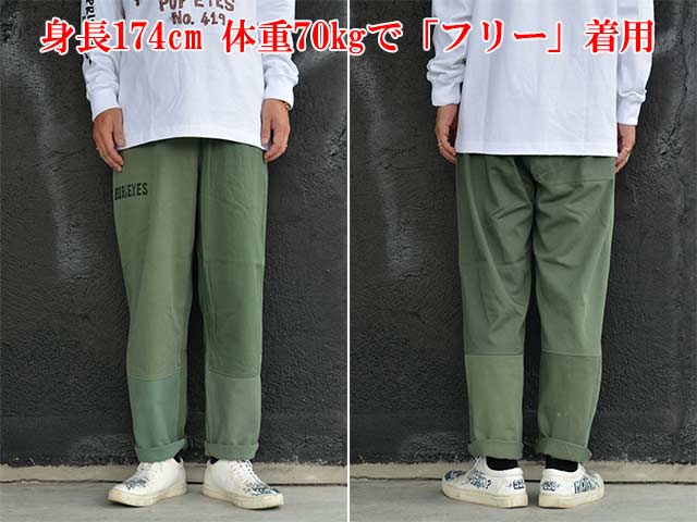 ��POP EYES/�ݥåץ�������2025AW��Laundry Pants MFG./���ɥ꡼�ѥ��MFG.��(25AW-PPE-013)