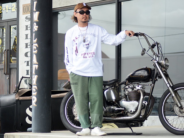 ��POP EYES/�ݥåץ�������2025AW��Laundry Pants MFG./���ɥ꡼�ѥ��MFG.��(25AW-PPE-013)