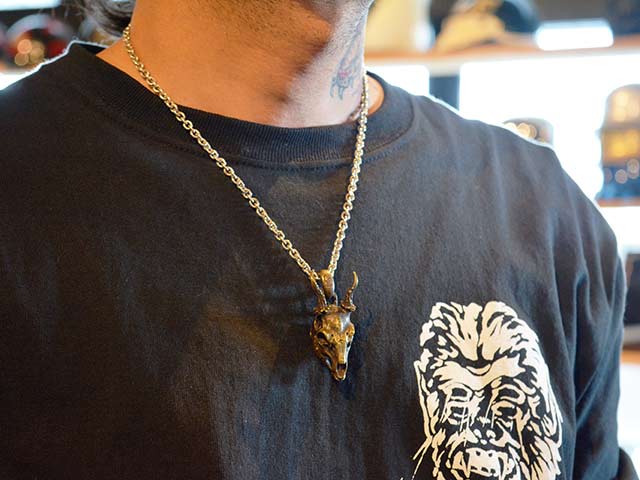 ��MAD CULT/�ޥåɥ���ȡۡ�Deer Skull Head Pendant Top/�ǥ���������إåɥڥ����ȥȥåס�(MZ-03)