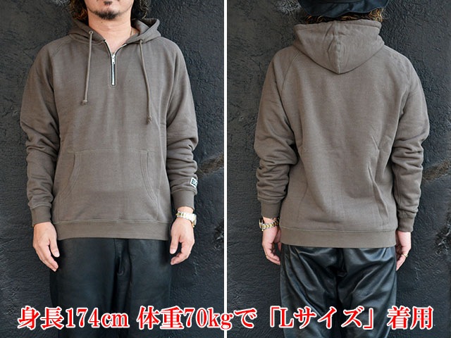 ��3����BLUCO/�֥륳��2025AW��Heavy Pile Half Zip Sweat Hoodie/�إ������ѥ���ϡ��ե��åץ������åȥա��ǥ�����(155-13-028)