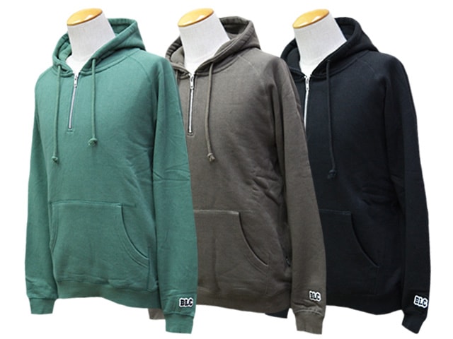 ��3����BLUCO/�֥륳��2025AW��Heavy Pile Half Zip Sweat Hoodie/�إ������ѥ���ϡ��ե��åץ������åȥա��ǥ�����(155-13-028)