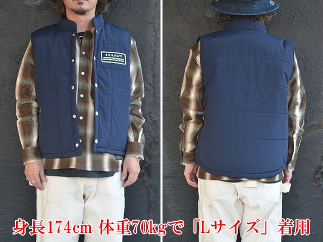 ��3����EVILACT/�����֥륢���ȡ�2025AW��2Layer PD Vest/2�쥤�䡼PD�٥��ȡ�(EA25-ACT2-J03)
