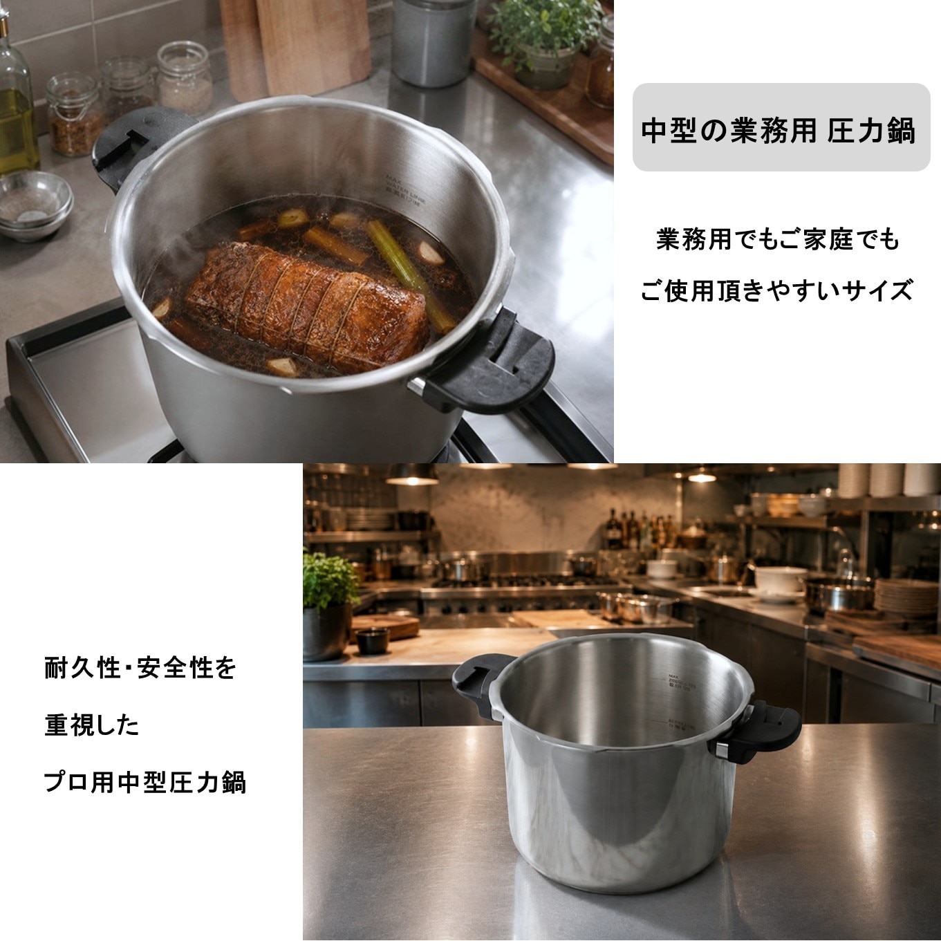 Pro MIDDLE3 10.0L （NMDA10） 特別セット | プロ仕様圧力鍋,Pro