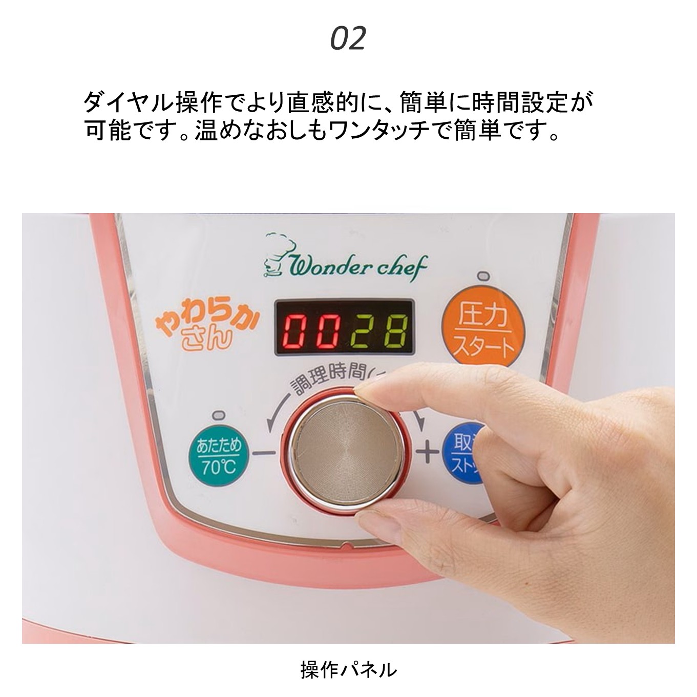 やわらかさん プラス 3.0L OEDE30(P) | e-wonder（調理家電）,やわらか