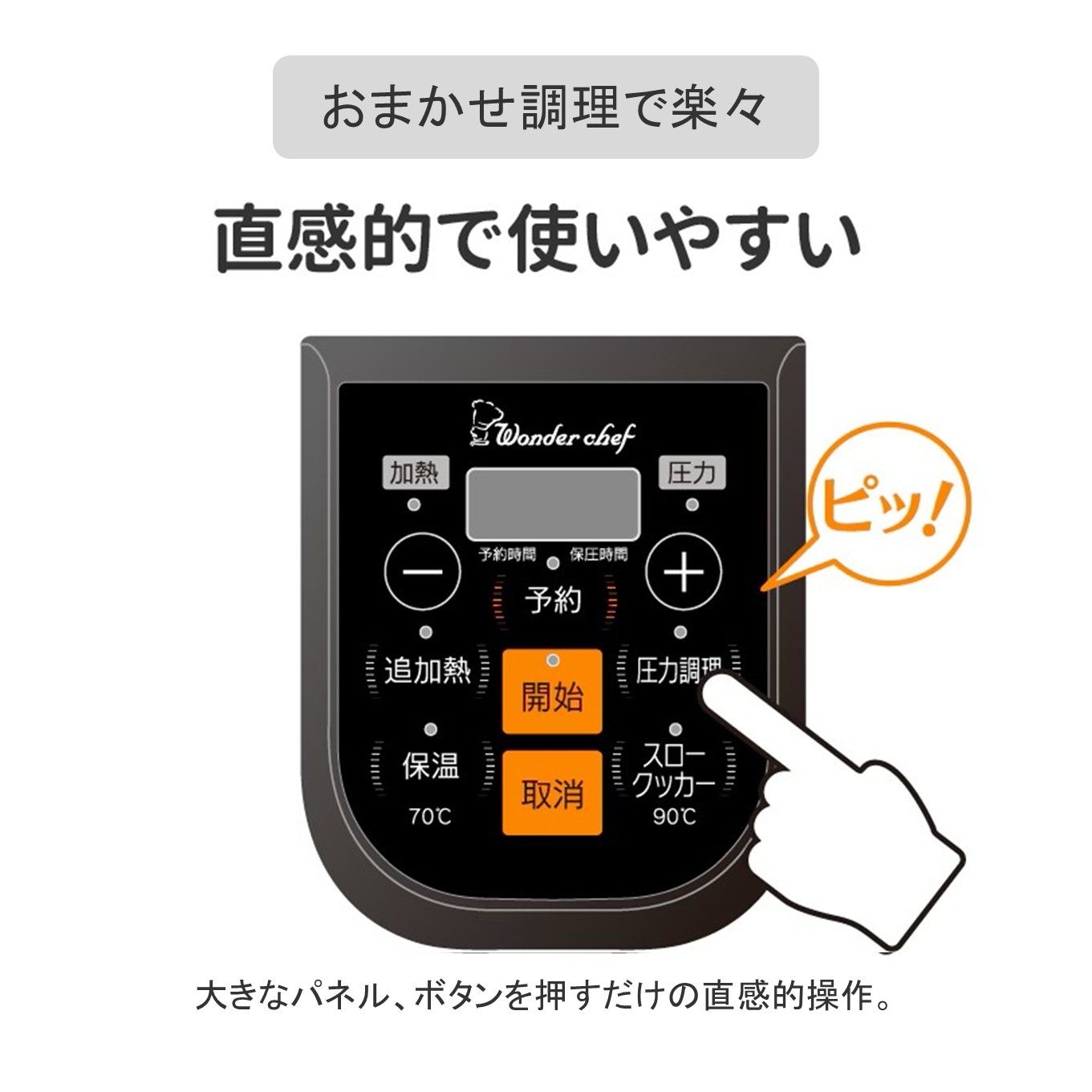 マイコン電気圧力鍋 8.0L OEDF80「楽ポンPRO」 | プロ仕様圧力鍋, 楽