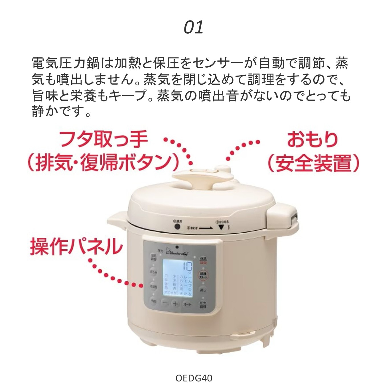 楽ポンnooge（ヌージュ） OEDG30 3.0L | e-wonder（調理家電）,楽ポン