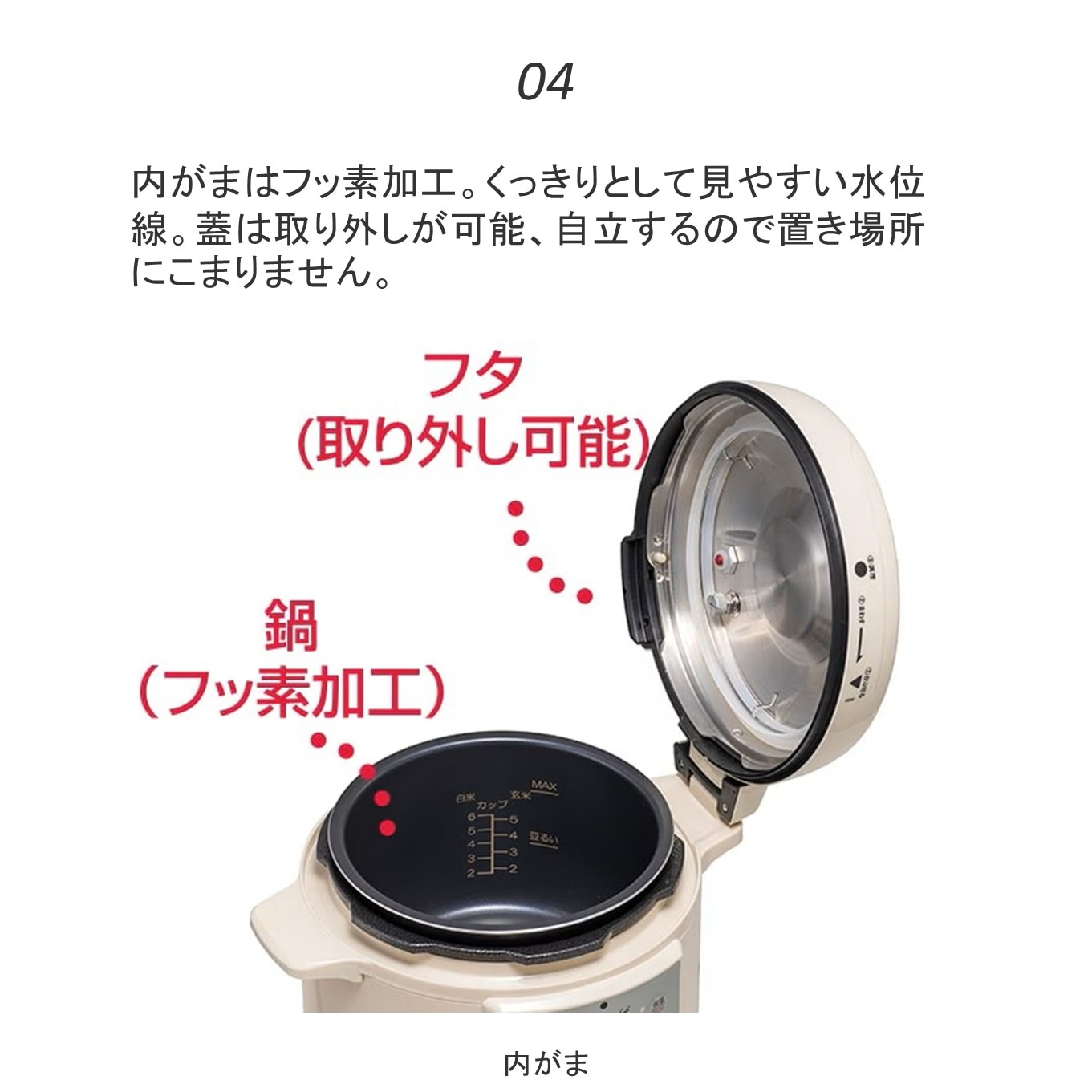 楽ポンnooge（ヌージュ） OEDG40 4.0L | e-wonder（調理家電）,楽ポン