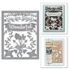S4-562/Spellbinders/ڥХ/ȴ/Simply Said Simply Wonderful Decorative Card Front Card Creator Etched Dies åե졼