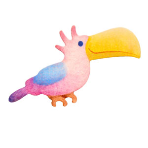 N35-067/WonderHouse/ワンダーハウス/ダイ（抜型）/toucan 南国の鳥 